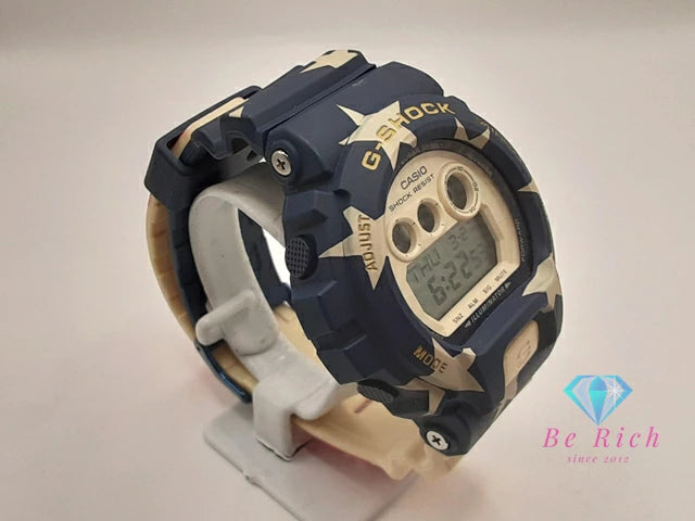 美品 カシオ CASIO G-SHOCK ALIFE メンズ 腕時計 GD-X6900AL -2JR 限定 モデル 星条旗 クリーム ブルー レッド 青 赤 SS 樹脂 ブレス デジタル クォーツ QZ ウォッチ ジーショック Gショック エーライフ  【中古】【送料無料】ht5426