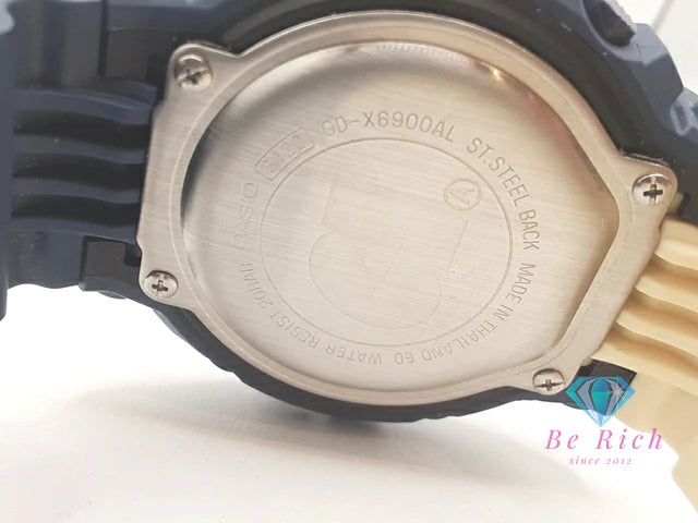 美品 カシオ CASIO G-SHOCK ALIFE メンズ 腕時計 GD-X6900AL -2JR 限定 モデル 星条旗 クリーム ブルー レッド 青 赤 SS 樹脂 ブレス デジタル クォーツ QZ ウォッチ ジーショック Gショック エーライフ  【中古】【送料無料】ht5426