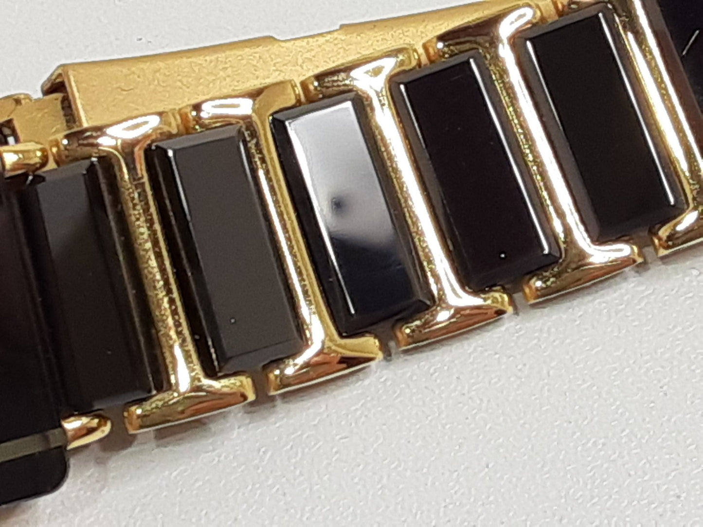 テクノス TECHNOS レディース 腕時計 T9796 黒 ブラック ゴールド SS ブレス アナログ クォーツ ウォッチ QZ 【中古】【送料無料】 ht5429