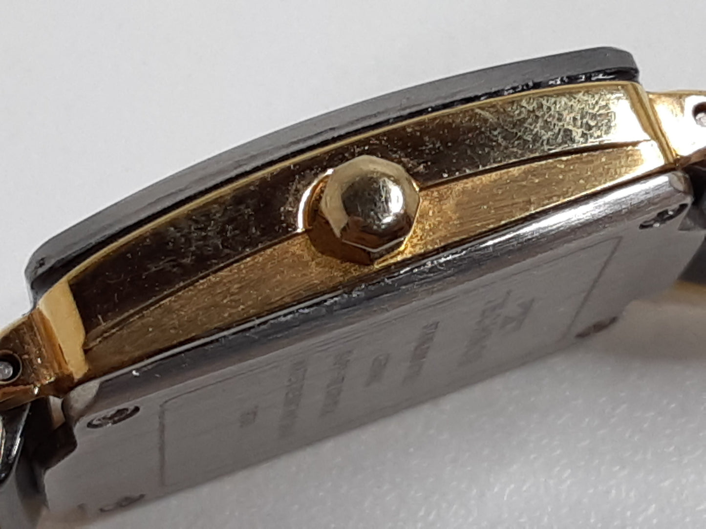 テクノス TECHNOS レディース 腕時計 T9796 黒 ブラック ゴールド SS ブレス アナログ クォーツ ウォッチ QZ 【中古】【送料無料】 ht5429