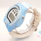 美品 カシオ CASIO G-SHOCK NBA 八村塁 選手 シグネチャー モデル メンズ 腕時計 DW-6900RH 水色 ライト ブルー  ホワイト 白 樹脂 SS デジタル クォーツ QZ ウォッチ Gショック ジーショック 【中古】【送料無料】 ht5432