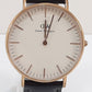 ダニエル ウェリントン Daniel Wellington クラシック シェフィールド 腕時計 DW00100139 白 ホワイト 黒 ブラック SS レザー アナログ クォーツ QZ ウォッチ DW CLASSIC SHEFFIELD BLACK 【中古】【送料無料】 ht5463