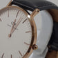 ダニエル ウェリントン Daniel Wellington クラシック シェフィールド 腕時計 DW00100139 白 ホワイト 黒 ブラック SS レザー アナログ クォーツ QZ ウォッチ DW CLASSIC SHEFFIELD BLACK 【中古】【送料無料】 ht5463