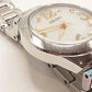 セイコー SEIKO ソーラー レディース 腕時計 V111-0CC0 白 ホワイト シルバー SS ブレス アナログ クオーツ QZ ウォッチ 【中古】【送料無料】 ht5483