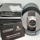 シチズン CITIZEN エコ ドライブ メンズ 腕時計 デイデイト E101-S053412 ソーラー 黒 ブラック シルバー SS ブレス アナログ クォーツ QZ ウォッチ Eco Drive  【中古】【送料無料】 ht5458