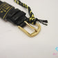 モンテ セリオ MONTE CELIO FINE GOLD 999.9 金張り ゴールド 文字盤 MC-1005 レディース 腕時計 ラウンド SS GP レザー ブレス アナログ クォーツ QZ ウォッチ  【中古】【送料無料】 ht5503