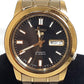 セイコー SEIKO ファイブ 5 SNKK22 7S26-02W0 自動巻き メンズ 腕時計 デイデイト 黒 ブラック ゴールド SS GP ブレス アナログ オートマ AT ウォッチ FIVE ヴィンテージ アンティーク 【中古】【送料無料】 ht5516