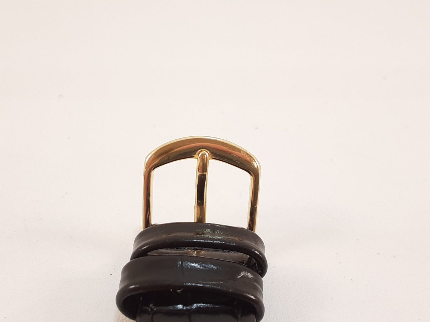 ニバダ Nivada ユニセックス ボーイズ 腕時計 N-94091M ゴールド ブラック 黒 SS レザー ブレス アナログ クォーツ QZ ウォッチ メンズ レディース 【中古】【送料無料】 ht5523