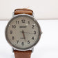フィーチャリー Featurely メンズ 腕時計 白 茶 ホワイト ブラウン SS レザー ブレス アナログ クォーツ QZ ウォッチ 【中古】【送料無料】 ht5524