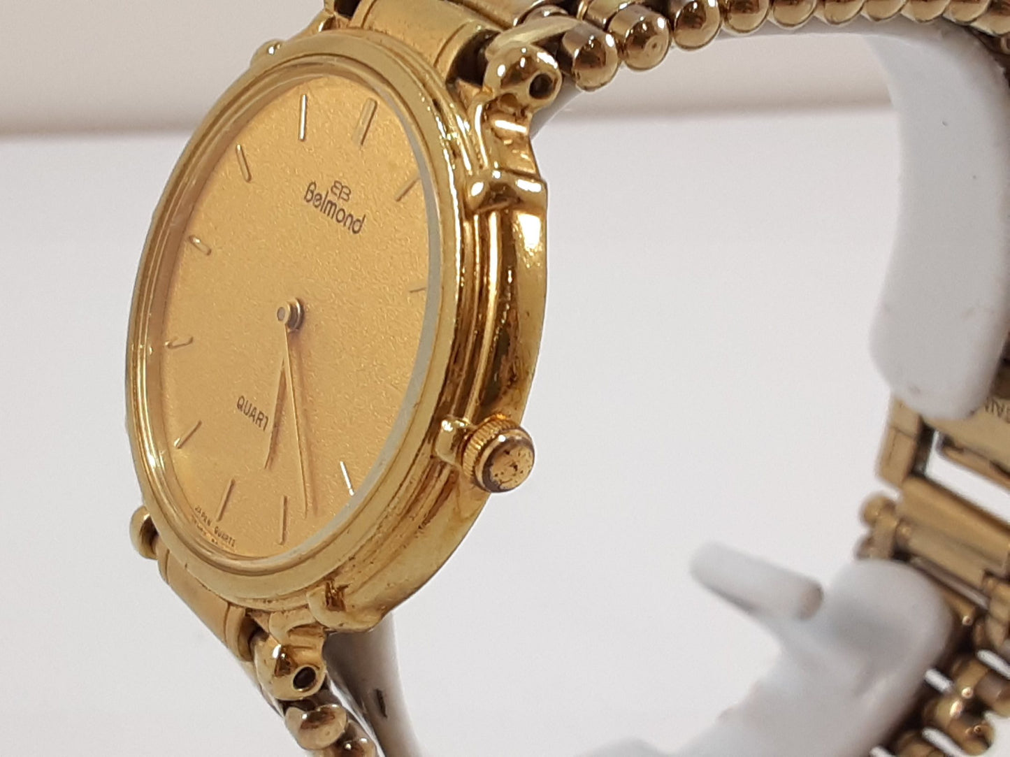 ベルモンド Belmond ユニセックス 腕時計 C761 ゴールド SS GP ブレス アナログ クォーツ QZ ウォッチ メンズ レディース 【中古】【送料無料】 ht5526