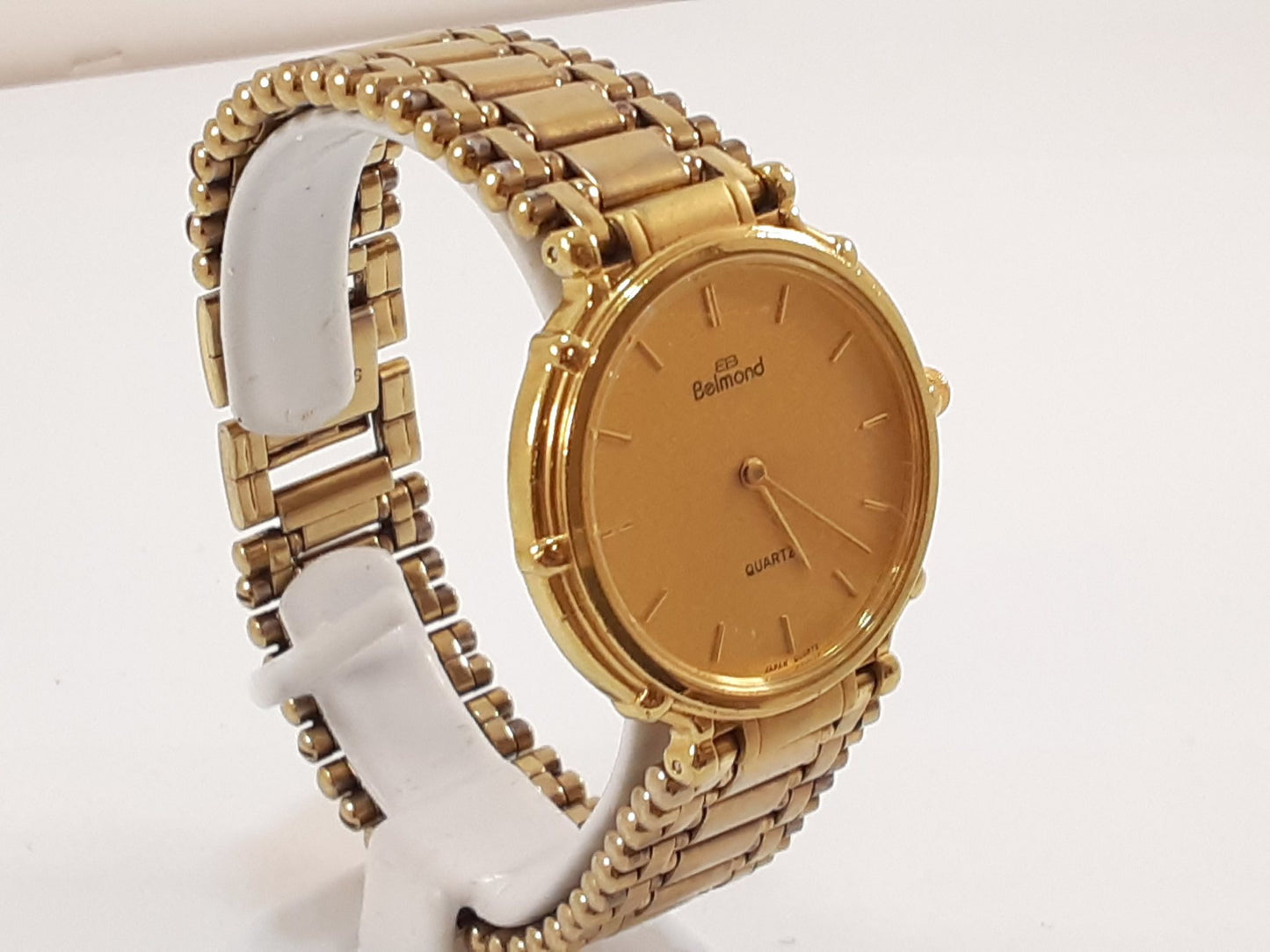 ベルモンド Belmond ユニセックス 腕時計 C761 ゴールド SS GP ブレス アナログ クォーツ QZ ウォッチ メンズ レディース 【中古】【送料無料】 ht5526