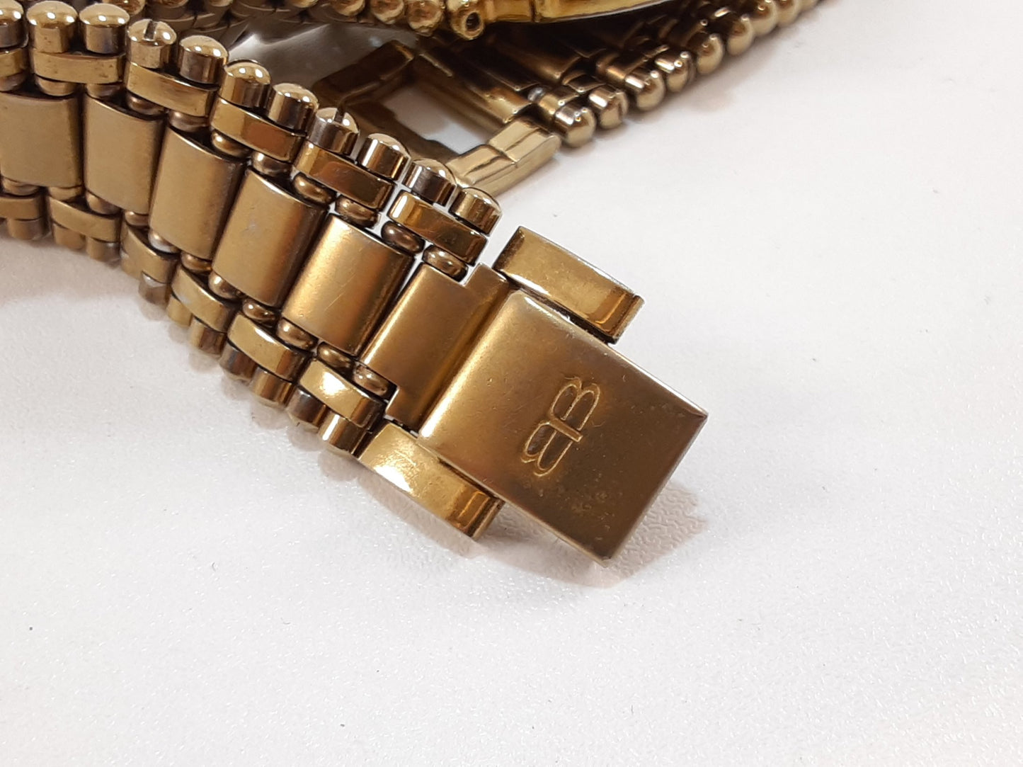 ベルモンド Belmond ユニセックス 腕時計 C761 ゴールド SS GP ブレス アナログ クォーツ QZ ウォッチ メンズ レディース 【中古】【送料無料】 ht5526