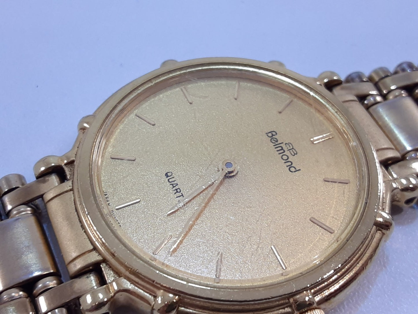 ベルモンド Belmond ユニセックス 腕時計 C761 ゴールド SS GP ブレス アナログ クォーツ QZ ウォッチ メンズ レディース 【中古】【送料無料】 ht5526
