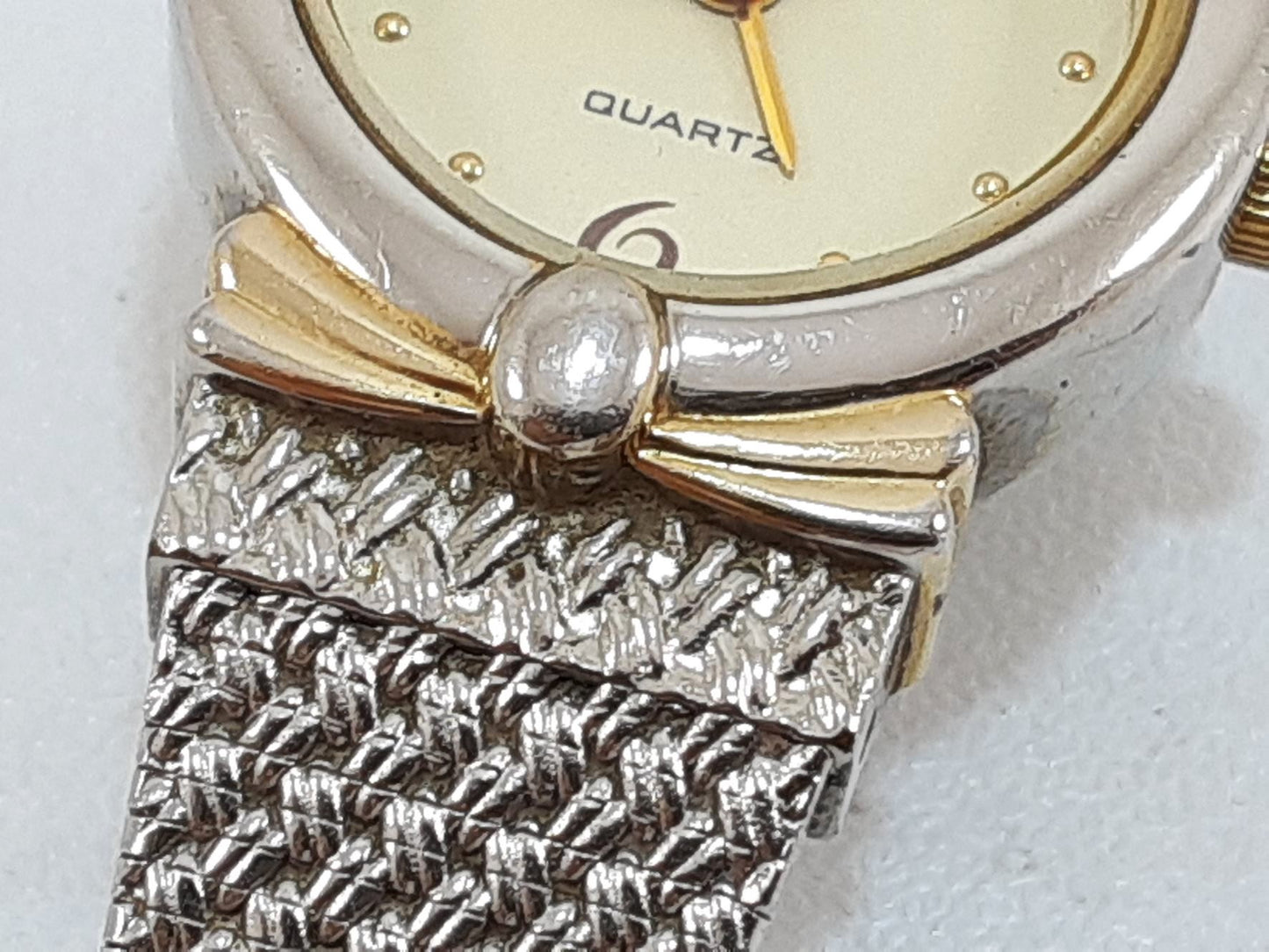 サンロード SUNLORD レディース 腕時計 S2116 アイボリー シルバー SS アナログ クォーツ QZ ウォッチ 【中古】【送料無料】 ht5543