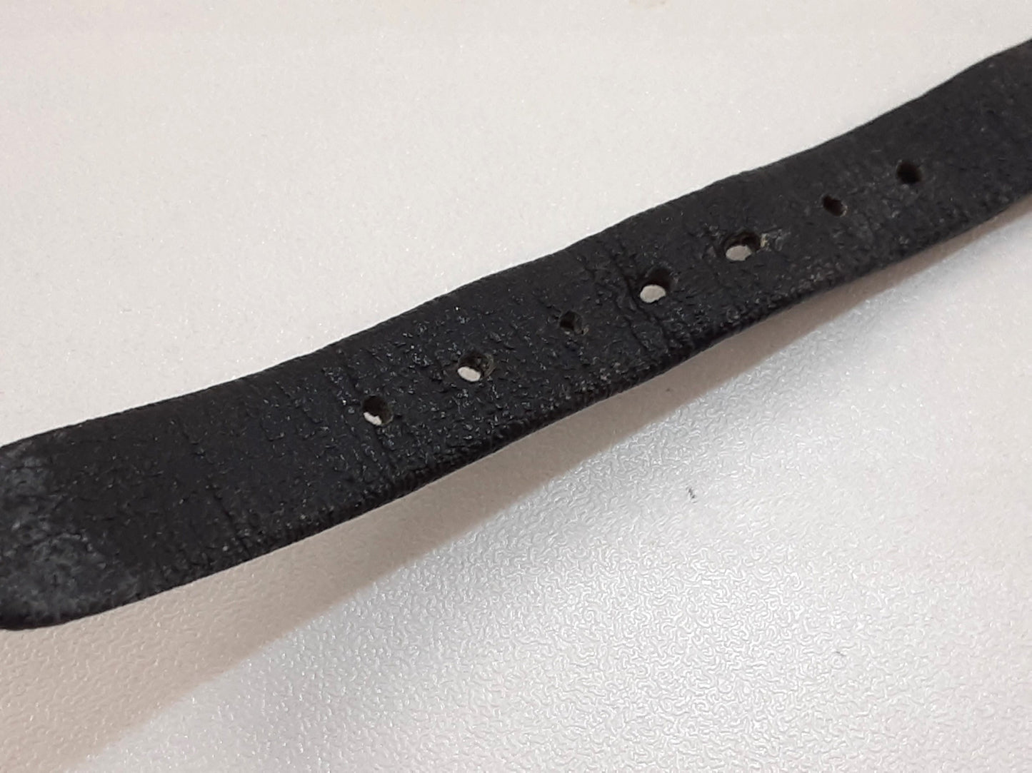 Kits レディース 腕時計 LG-0875 スクエア アイボリー ブラック 黒 SS レザー アナログ クォーツ QZ ウォッチ 【中古】【送料無料】 ht5545