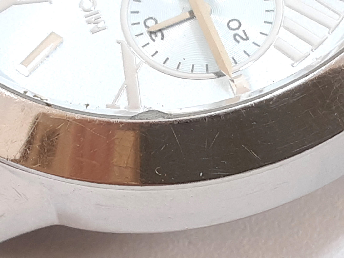 マイケルコース MICHAEL KORS クロノグラフ 腕時計 デイト MK6339 水色 ライト ブルー シルバー SS ブレス アナログ クォーツ QZ ウォッチ メンズ レディース 【中古】【送料無料】 ht5556