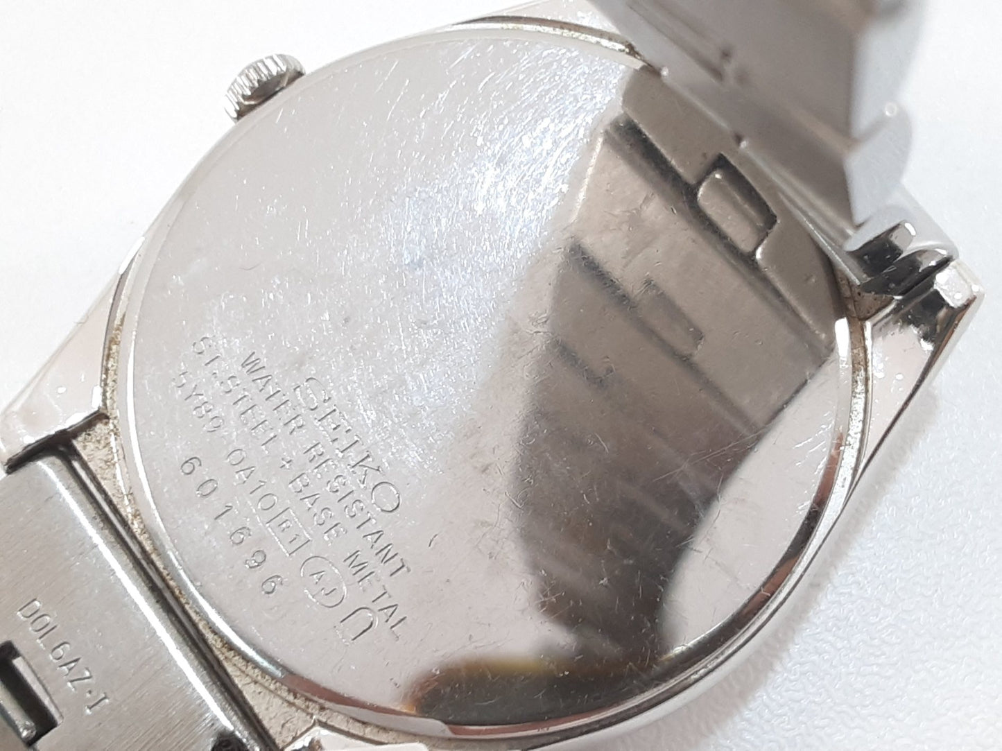 セイコー SEIKO ルキア レディース 腕時計 5Y89-0A10 黒 ブラック シルバー SS ブレス トリプル カレンダー アナログ クォーツ QZ ウォッチ LUKIA デイデイト 【中古】【送料無料】ht5557