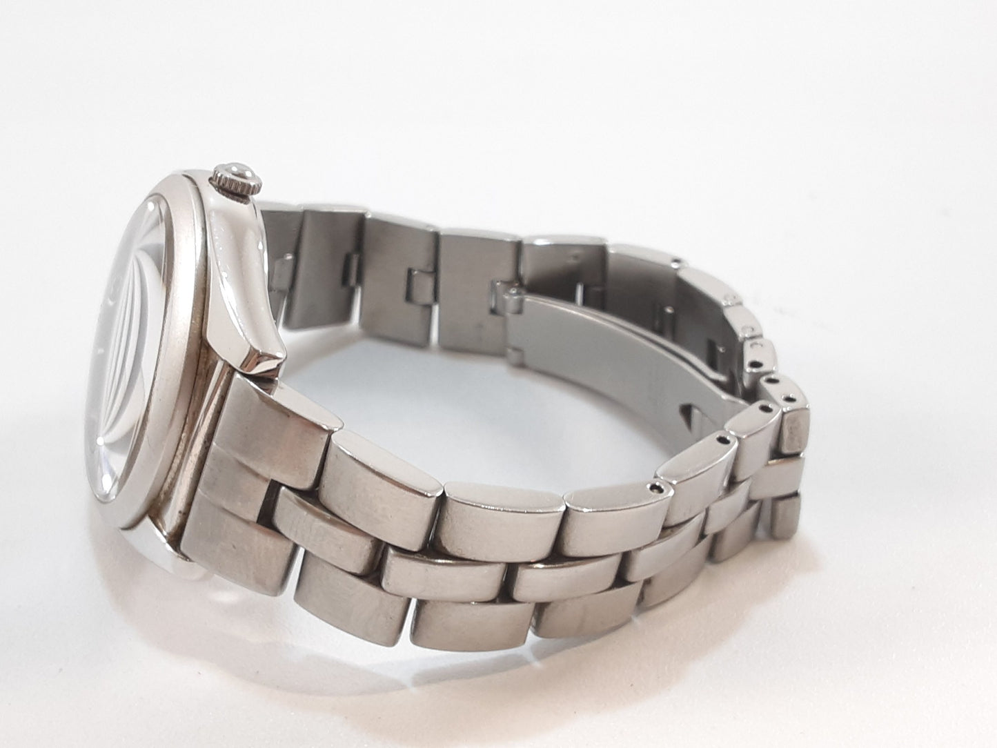 セイコー SEIKO ルキア レディース 腕時計 5Y89-0A10 黒 ブラック シルバー SS ブレス トリプル カレンダー アナログ クォーツ QZ ウォッチ LUKIA デイデイト 【中古】【送料無料】ht5557