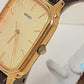 セイコー SEIKO メンズ 腕時計 5P31-5D8A スクエア ゴールド ブラウン 茶 SS レザー ブレス アナログ クォーツ QZ ウォッチ 【中古】【送料無料】 ht5562