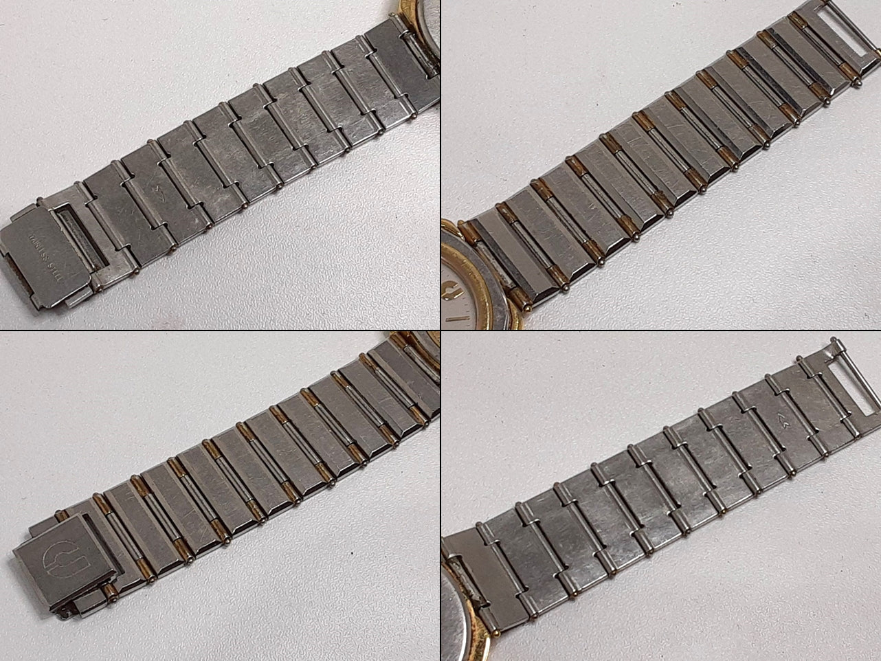 シャルル ジョルダン CHARLES JOURDAN レディース 腕時計 デイト 白 ホワイト SS GP ブレス アナログ クォーツ QZ ウォッチ 【中古】【送料無料】 ht5569