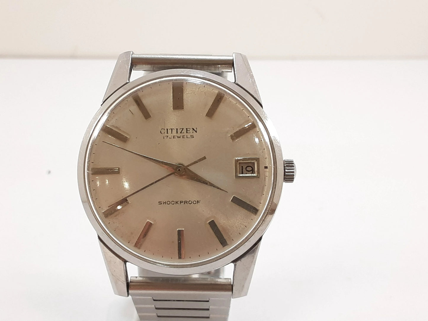 シチズン CITIZEN ホーマー デイト 手巻き 17石 HD5140812 メンズ 腕時計 シルバー SS ブレス アナログ ウォッチ アンティーク ヴィンテージ HOMER  【中古】【送料無料】 ht5587