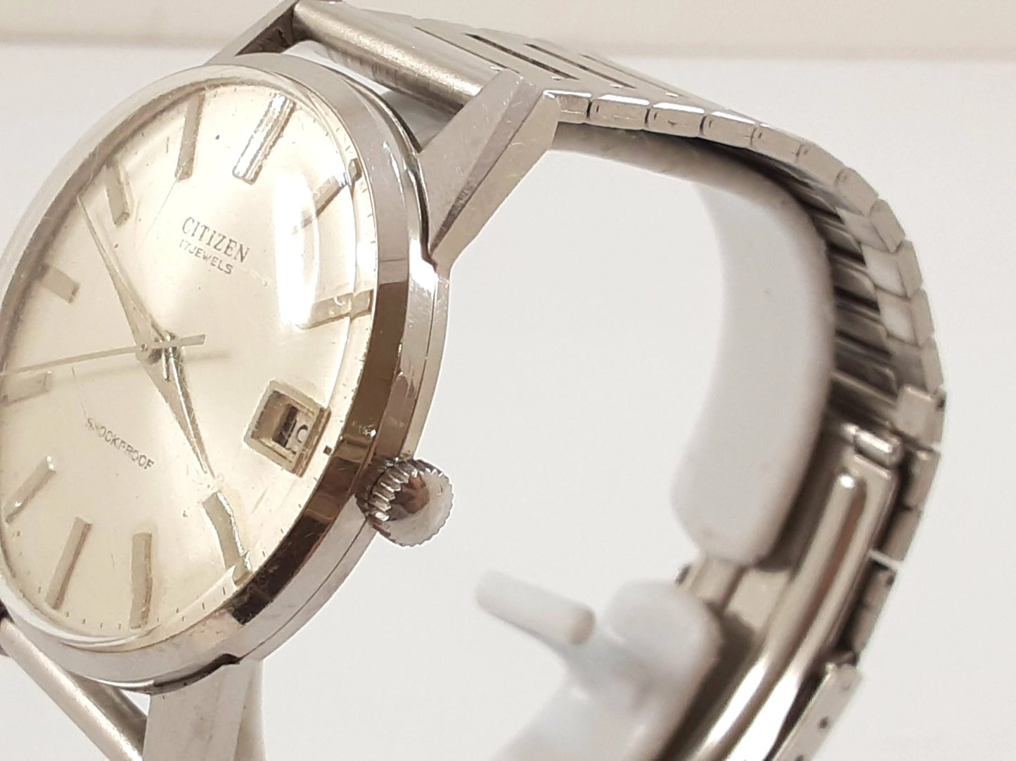 シチズン CITIZEN ホーマー デイト 手巻き 17石 HD5140812 メンズ 腕時計 シルバー SS ブレス アナログ ウォッチ アンティーク ヴィンテージ HOMER  【中古】【送料無料】 ht5587
