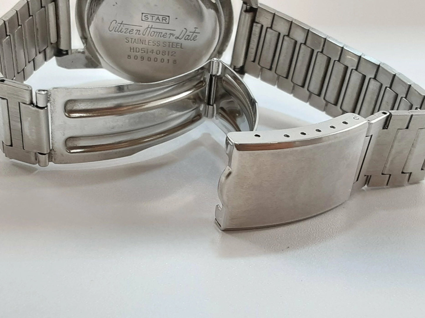 シチズン CITIZEN ホーマー デイト 手巻き 17石 HD5140812 メンズ 腕時計 シルバー SS ブレス アナログ ウォッチ アンティーク ヴィンテージ HOMER  【中古】【送料無料】 ht5587