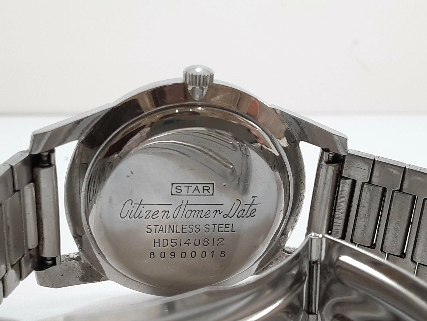 シチズン CITIZEN ホーマー デイト 手巻き 17石 HD5140812 メンズ 腕時計 シルバー SS ブレス アナログ ウォッチ アンティーク ヴィンテージ HOMER  【中古】【送料無料】 ht5587