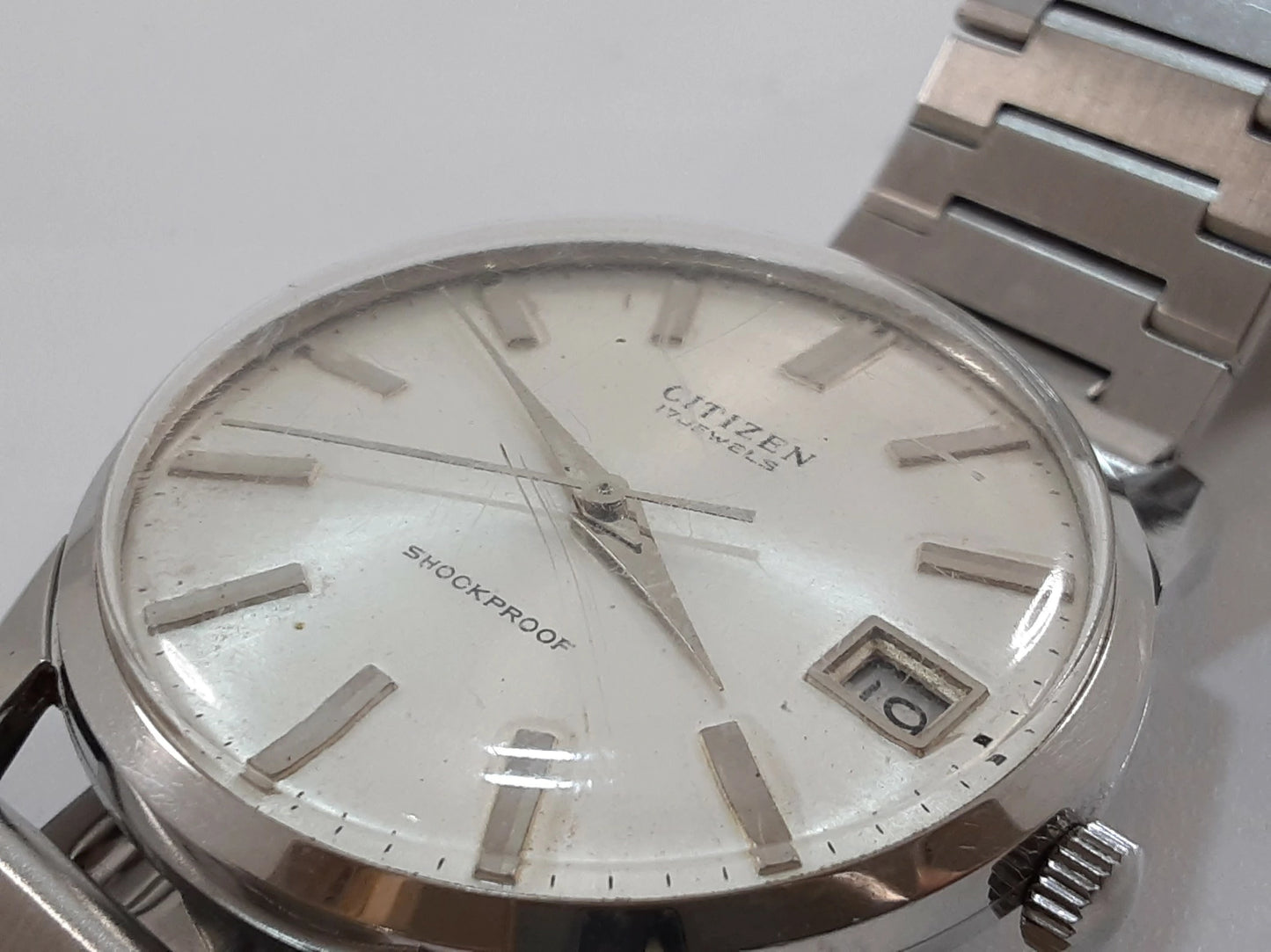 シチズン CITIZEN ホーマー デイト 手巻き 17石 HD5140812 メンズ 腕時計 シルバー SS ブレス アナログ ウォッチ アンティーク ヴィンテージ HOMER  【中古】【送料無料】 ht5587