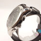 エンポリオ アルマーニ EMPORIO ARMANI クロノグラフ デイト メンズ 腕時計 AR1700 黒 ブラック SS レザー ブレス ロゴ アナログ クォーツ QZ ウォッチ   【中古】【送料無料】 ht5681