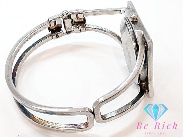 アン クライン ANNE KLEIN II バングル ウォッチ レディース 腕時計 AL21 スクエア ローマン 白 ホワイト シルバー SS ブレス アナログ クォーツ QZ ウォッチ 【中古】【送料無料】 ht5703
