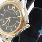 ミラショーン mira schon レディース 腕時計 1032-A051032-A05133 黒 ブラック シルバー ゴールド SS GP ブレス アナログ クォーツ QZ ウォッチ 【中古】【送料無料】 ht5710