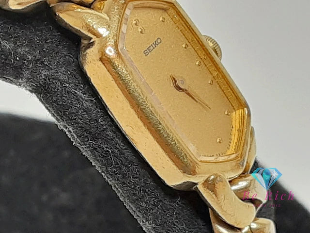 セイコー SEIKO レディース 腕時計 2E20-5360 ゴールド SS GP ブレス アナログ クォーツ ウォッチ 【中古】【送料無料】 ht5718