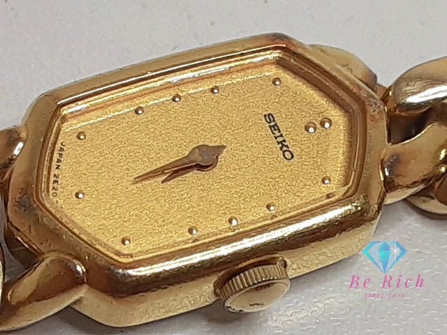 セイコー SEIKO レディース 腕時計 2E20-5360 ゴールド SS GP ブレス アナログ クォーツ ウォッチ 【中古】【送料無料】 ht5718