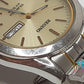 シチズン CITIZEN レグノ ソーラー メンズ 腕時計 デイデイト E101-K005299 ゴールド シルバー  SS GP ブレス アナログ クォーツ QZ ウォッチ REGUNO 【中古】【送料無料】 ht5722