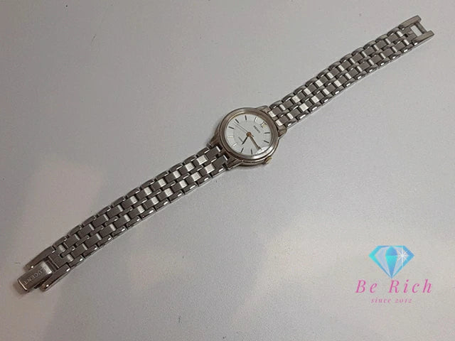 セイコー SEIKO ルーセント レディース 腕時計 1F21-0K70 白 ホワイト シルバー SS ブレス アナログ クォーツ QZ ウォッチ LUCENT 【中古】【送料無料】 ht5732