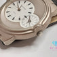 バレンタイン Valentine メンズ 腕時計 シルバー ホワイト 白 黒 ブラック SS レザー ブレス ロゴ アナログ クォーツ QZ ウォッチ   【中古】【送料無料】 ht5734