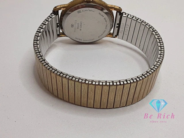 セイコー SEIKO アルバ メンズ 腕時計 Y136-6A70 白 ホワイト ゴールド SS GP ブレス  アナログ クォーツ QZ ウォッチ 【中古】【送料無料】 ht5735