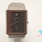 セイコー SEIKO メンズ 腕時計 4130-5250 スクエア グレー シルバー SS ブレス アナログ クォーツ QZ ウォッチ ボーイズ ユニセックス レディース 【中古】【送料無料】 ht5765