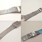 セイコー SEIKO メンズ 腕時計 4130-5250 スクエア グレー シルバー SS ブレス アナログ クォーツ QZ ウォッチ ボーイズ ユニセックス レディース 【中古】【送料無料】 ht5765
