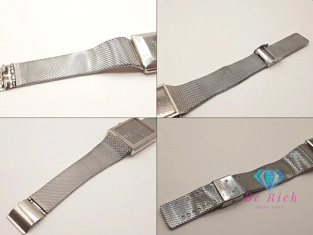 セイコー SEIKO メンズ 腕時計 4130-5250 スクエア グレー シルバー SS ブレス アナログ クォーツ QZ ウォッチ ボーイズ ユニセックス レディース 【中古】【送料無料】 ht5765