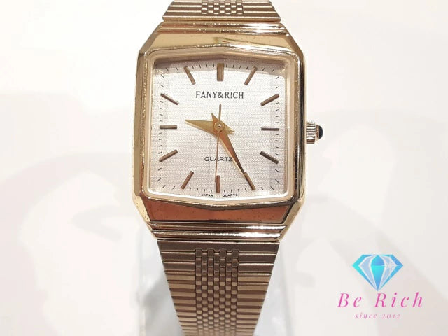 ファニー アンド リッチ FANY&RICH レディース 腕時計 L-501 シャンパン ゴールド SS GP ブレス アナログ クォーツ QZ ウォッチ    【中古】【送料無料】 ht5795