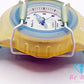 カシオ CASIO G-SHOCK Baby-G ベビージー レディース 腕時計 BG-11 白 ホワイト ライトブルー 水色 SS 樹脂 ファブリック ブレス アナログ クォーツ QZ ウォッチ Gショック  【中古】【送料無料】 ht5817