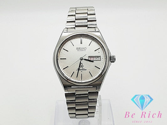 セイコー SEIKO シルバーウェーブ デイデイト 8229-8000 メンズ 腕時計 シルバー SS ブレス アナログ クォーツ QZ ウォッチ ヴィンテージ アンティーク Silver Wave 【中古】【送料無料】 ht5821