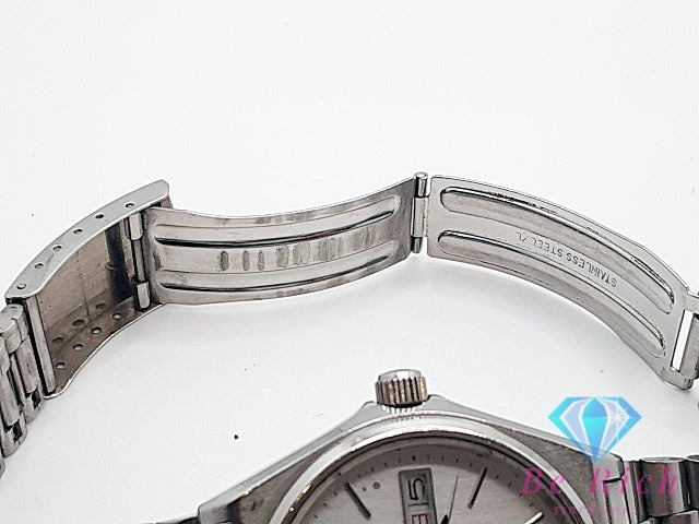 セイコー SEIKO シルバーウェーブ デイデイト 8229-8000 メンズ 腕時計 シルバー SS ブレス アナログ クォーツ QZ ウォッチ ヴィンテージ アンティーク Silver Wave 【中古】【送料無料】 ht5821