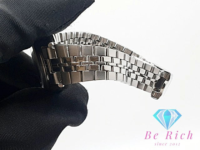 セイコー SEIKO シルバー ウェーブ レディース 腕時計 デイデイト 3423-0170 カット ガラス 緑 グリーン SS ブレス アナログ クォーツ QZ ウォッチ silver wave 【中古】【送料無料】 ht5822