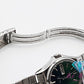 セイコー SEIKO シルバー ウェーブ レディース 腕時計 デイデイト 3423-0170 カット ガラス 緑 グリーン SS ブレス アナログ クォーツ QZ ウォッチ silver wave 【中古】【送料無料】 ht5822