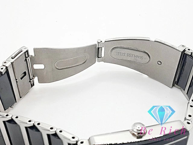 ドルチェ セグレート Dolce Segreto メンズ 腕時計 RD100 スクエア 黒 ブラック SS セラミック ブレス アナログ クォーツ QZ ウォッチ  【中古】【送料無料】ht5837