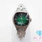 セイコー SEIKO 21石 手巻き レディース 腕時計 11-7850 カット ガラス 緑 グリーン グラデ SS WGP ブレス アナログ ウォッチ ヴィンテージ アンティーク 【中古】【送料無料】 ht5849