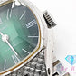 セイコー SEIKO 21石 手巻き レディース 腕時計 11-7850 カット ガラス 緑 グリーン グラデ SS WGP ブレス アナログ ウォッチ ヴィンテージ アンティーク 【中古】【送料無料】 ht5849